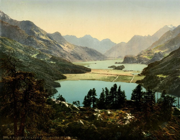 Silvaplaner- und Silsersee.