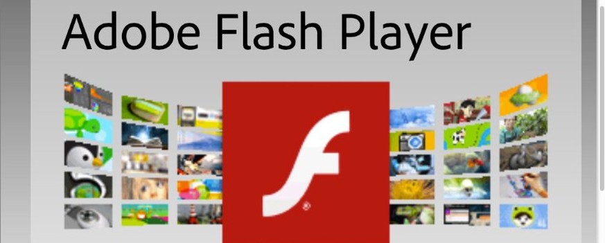 Adobe Flash Player: Update dringend empfohlen.