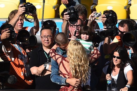 Shakira mit Gatte Piqué.