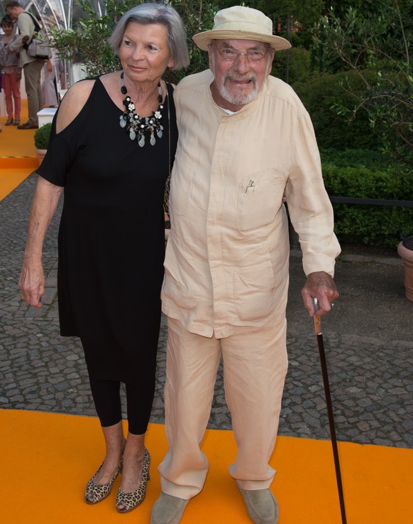 Lustig mit Astrid Berge, seiner dritten Ehefrau, im Jahr 2014: RIP, Peter!