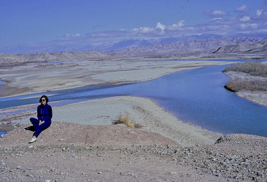 Der Diyala-Fluss im Nordirak an der Grenze zum Iran (1974).&nbsp;