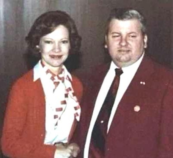 Porträt mit First Lady: Gacy 1978 mit Rosalyyn Carter.&nbsp;