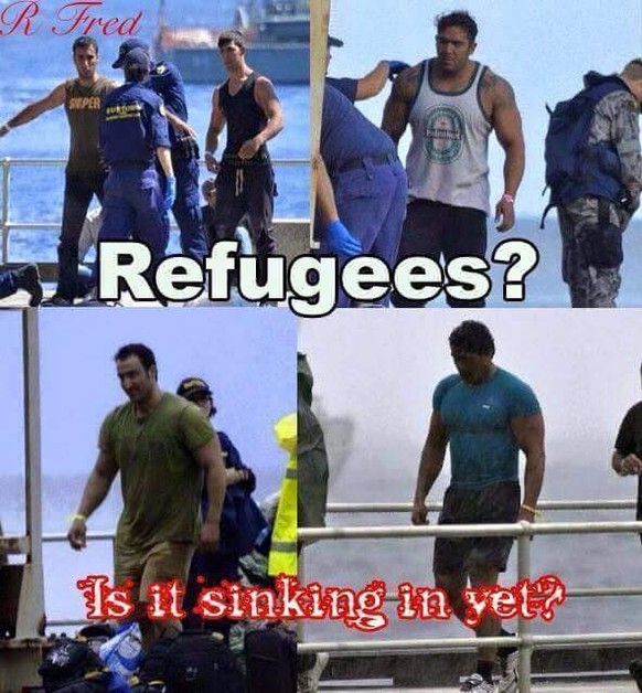«Flüchtlinge? Kapiert ihr es jetzt?»