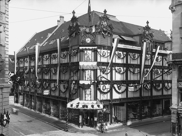 Geschäftshaus Jelmoli, 1903.