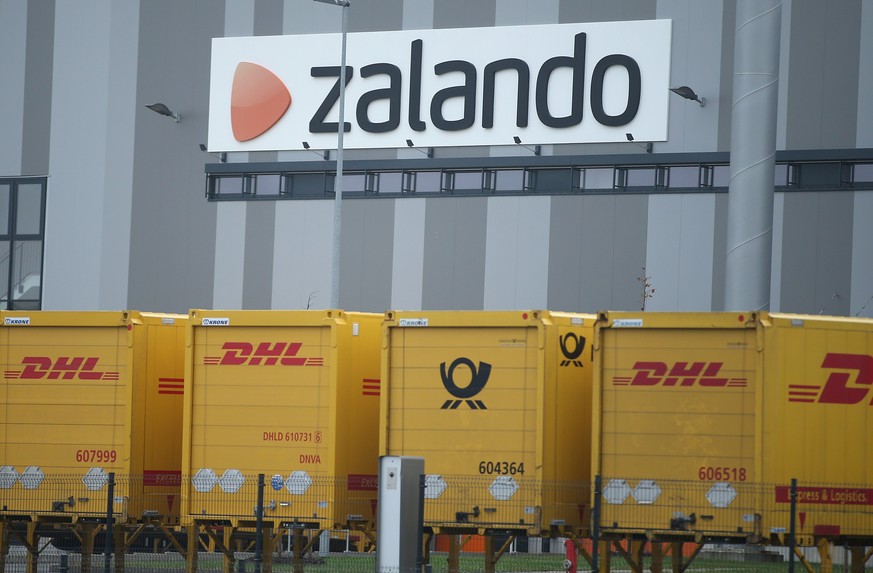 Zalando-Verteilzentrum in Erfurt, Deutschland.