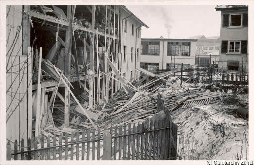 1940: Sprengstoffanschlag, Maschinenfabrik Oerlikon