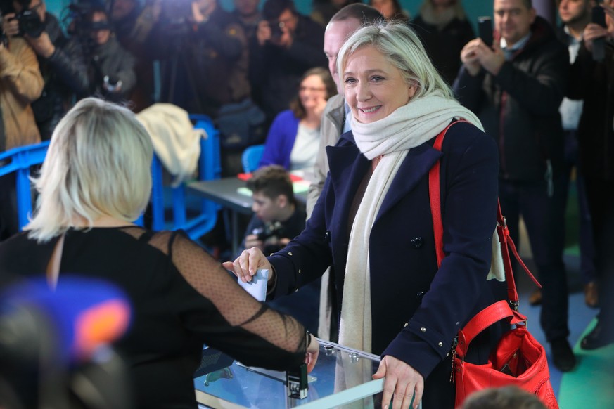 Marine Le Pen hat allen Grund zur Freude.