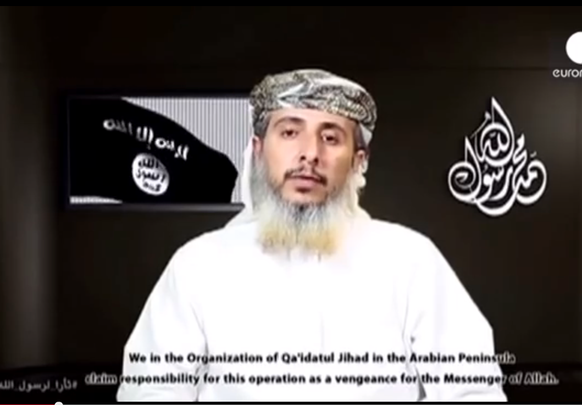 Nasser Ben Ali al-Ansi in der Videobotschaft vom Januar 2015.