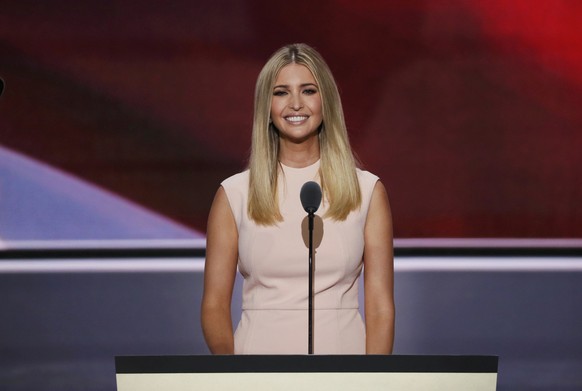 Ivanka Trump takes the stage to introduce her father and Republican U.S. presidential nominee Donald Trump at the Republican National Convention in Cleveland, Ohio, U.S. July 21, 2016. REUTERS/Mike Se ...