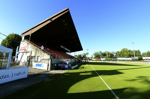 ZUM BUNDESGERICHTSENTSCHEID, DASS DER FC AARAU DAS STADION TORFELD-SUED IN AARAU GEBAUT WEDEN KANN, STELLEN WIR IHNEN AM FREITAG, 3. JUNI 2016, FOLGENDES ARCHIVBILD ZUR VERFUEGUNG  Das Stadion Bruegg ...