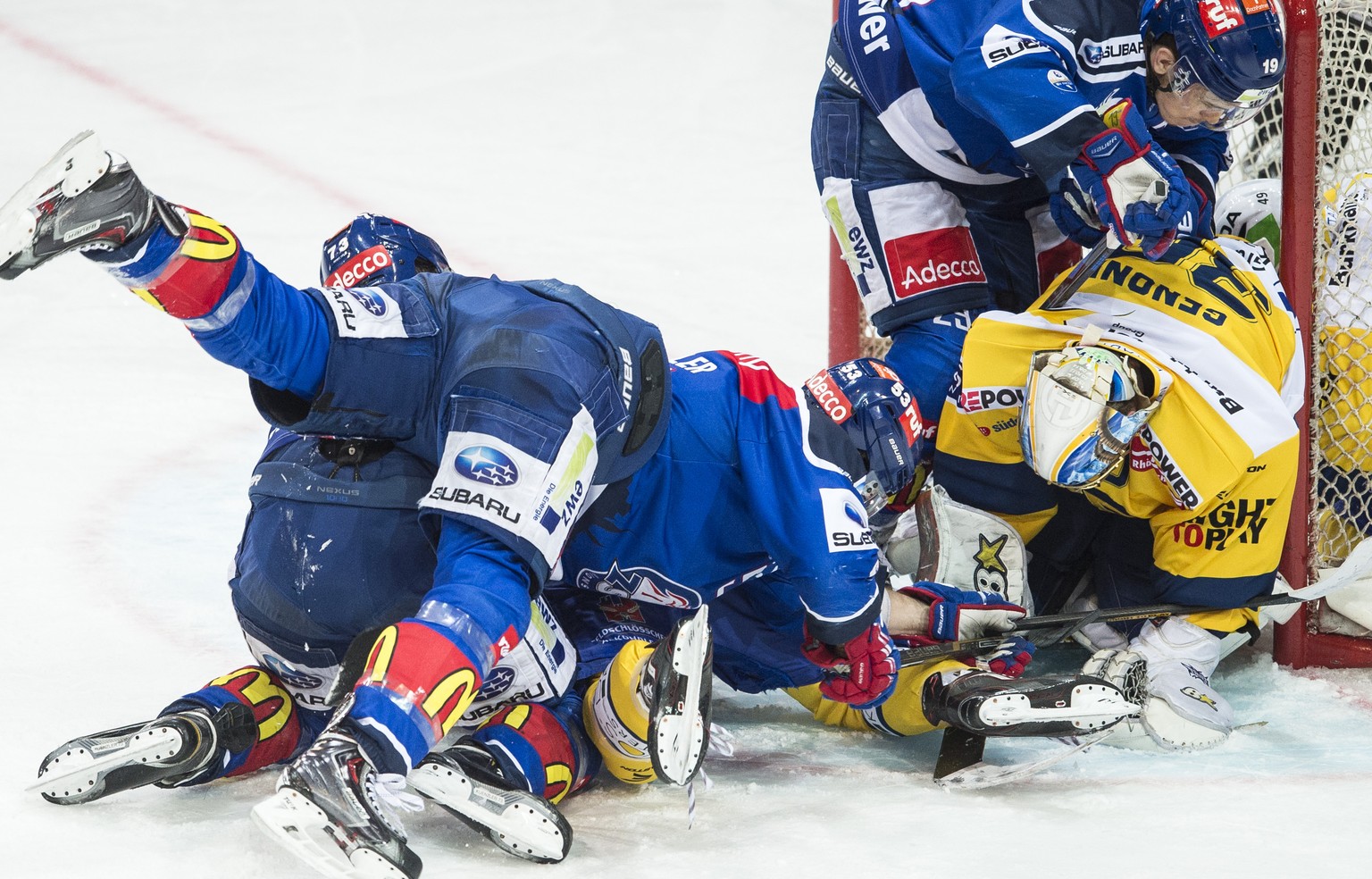 Leonardo Genoni stoppte gestern 52 von 54 Schüssen.