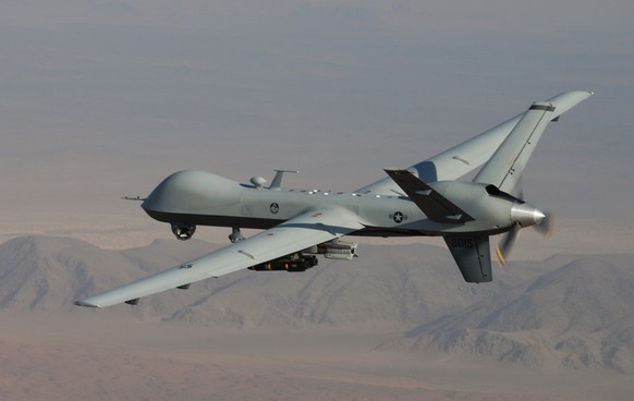 US-Drohne fliegt über Südafghanistan.