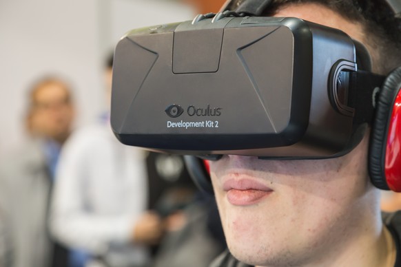 Die Forscher verwenden eine Oculus-Brille.