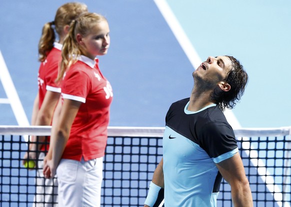 Rafael Nadal rennt erneut erfolgreich einem Rückstand nach.