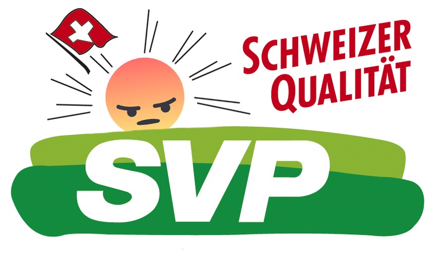 Das Wutgesicht ist auf der SVP-Fanpage besonders populär.