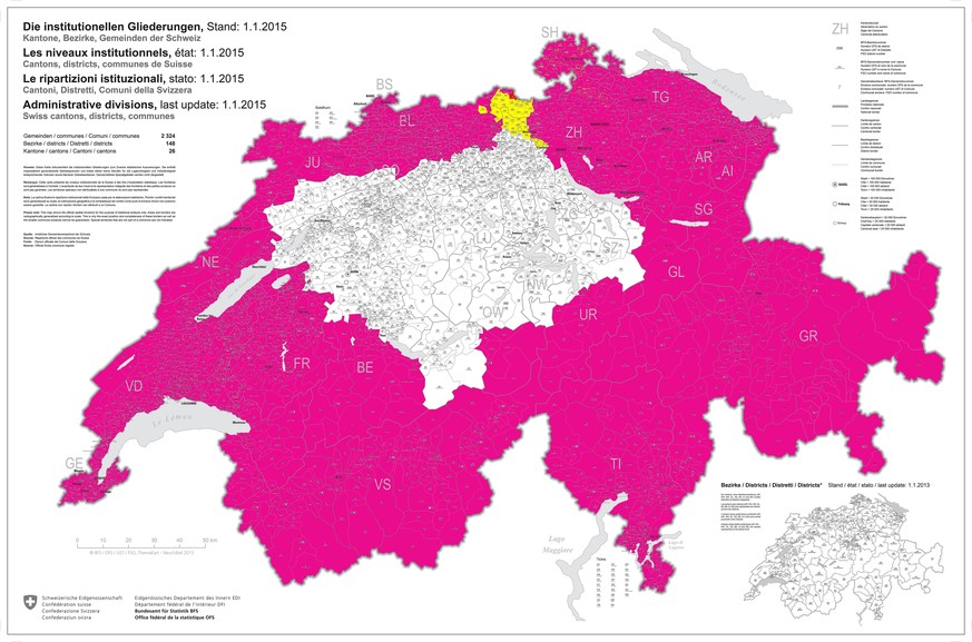 Mein Ziel: Die Schweiz in watson-Magenta färben. Auf der 73. Etappe am Dienstag steht der gelbe Teil an. Hier geht es zum Livetracking!
