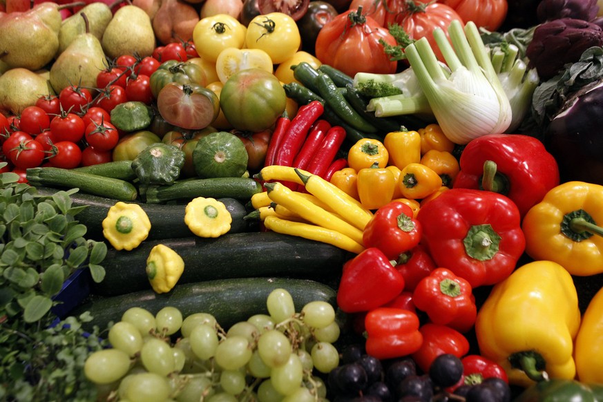 Various kinds of vegetables are pictured during the agricultural fair &#039;International Green Week 2013&#039; in Berlin, Germany, Friday, Jan. 18, 2013. (AP Photo/Michael Sohn)