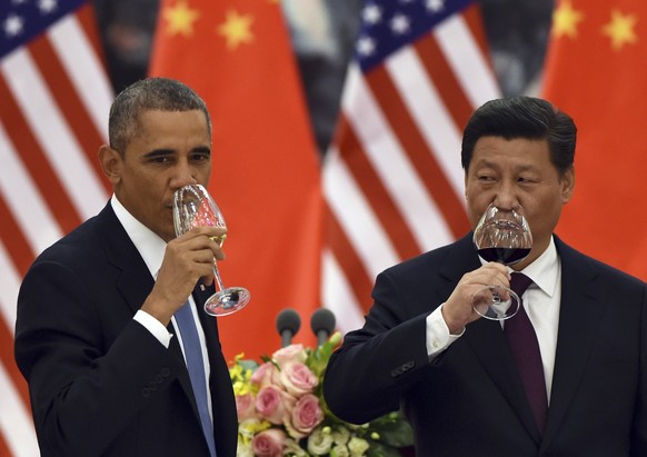 Lebemann Xi Jinping mit US-Präsident Barack Obama.