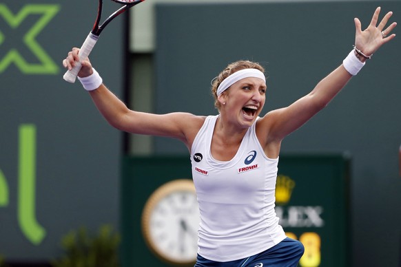 Timea Bacsinszky bekommt es mit einer Qualifikantin zu tun.