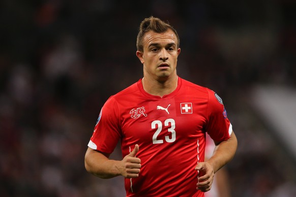 08.09.2015; London; Fussball EM Quali - England - Schweiz;
Xherdan Shaqiri (SUI) 
(Matthew Ashton/AMA/freshfocus)