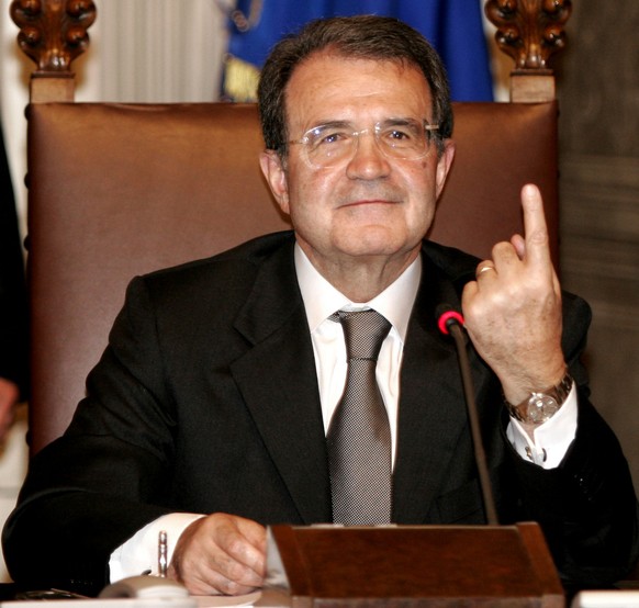 ... Romano Prodi nur knapp.