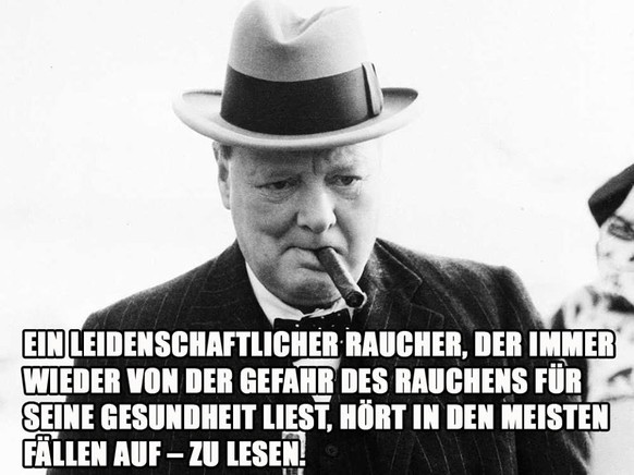 Hör nicht auf Winston Churchill – und lies weiter!