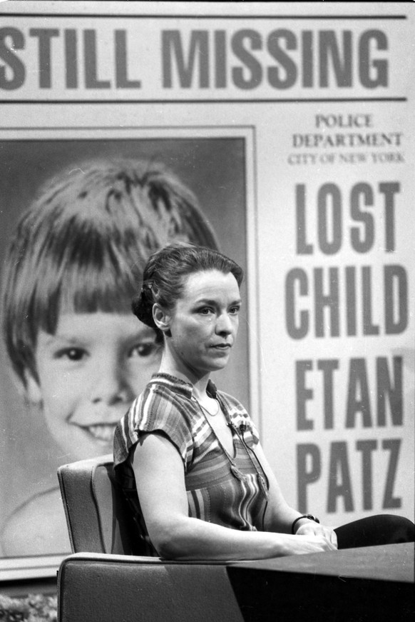 FILE - In this March 26, 1981, file photo, Julie Patz, mother of Etan Patz, speaks on NBC-TV&#039;s &quot;Today&quot; show in New York. Pedro Hernandez, a former neighborhood store clerk, was convicte ...