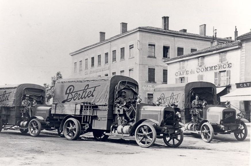 Berliet Lastwagen Erster Weltkrieg