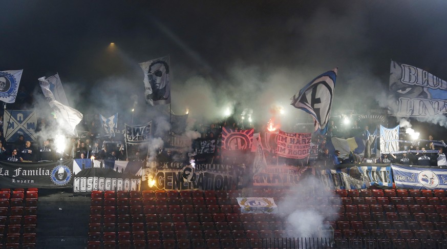 Wollen im Letzigrund wieder feiern: Die Luzerner Fans beim bislang einzigen Saisonsieg gegen den FC Zürich.