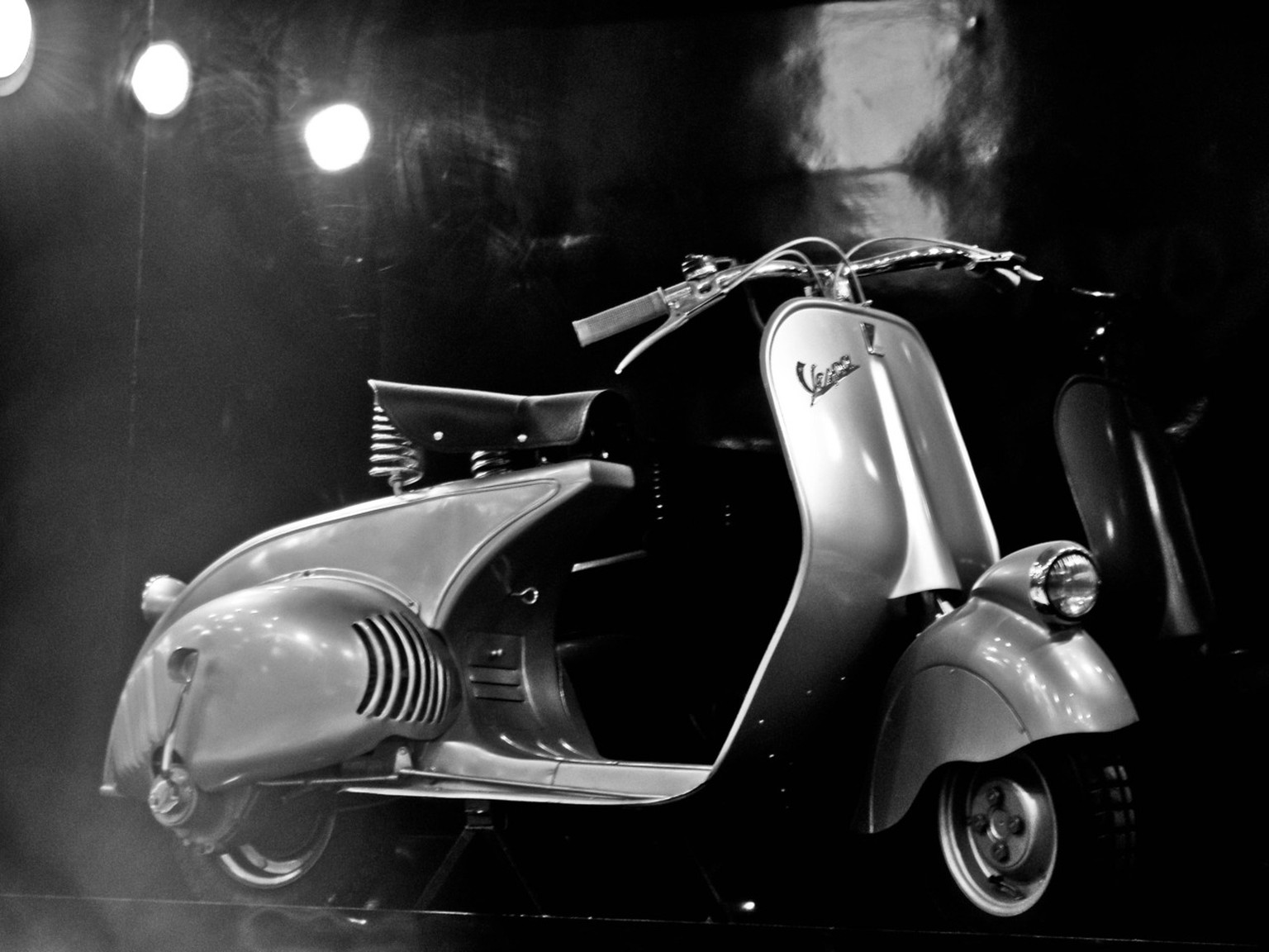 Vintage-Vespa auf einer Messe in Delhi:&nbsp;