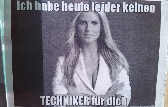 Nicht einmal Heidi Klum konnte helfen.