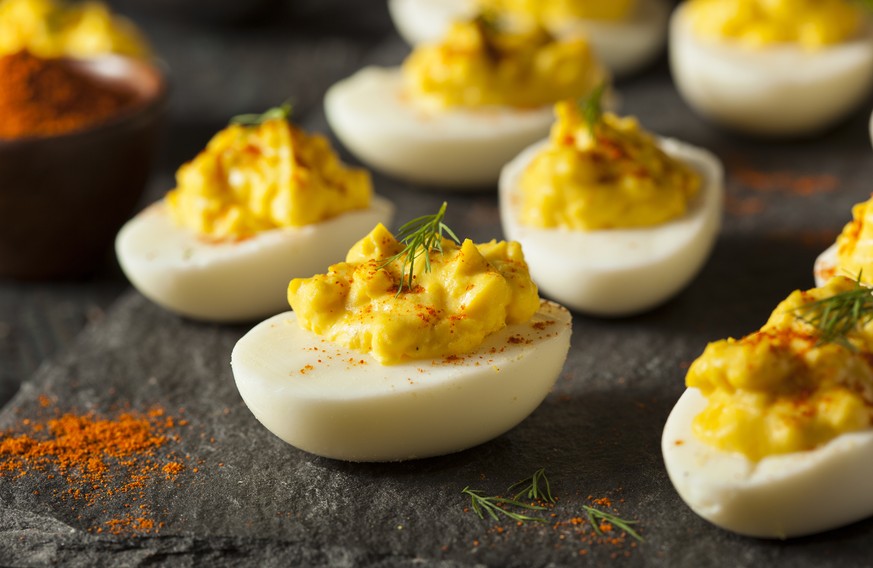 deviled eggs devilled eggs russische eier mayonnaise