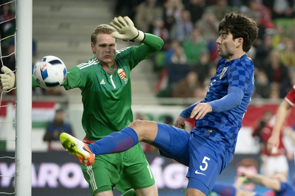 Vedran Corluka im Testspiel gegen Ungarn.