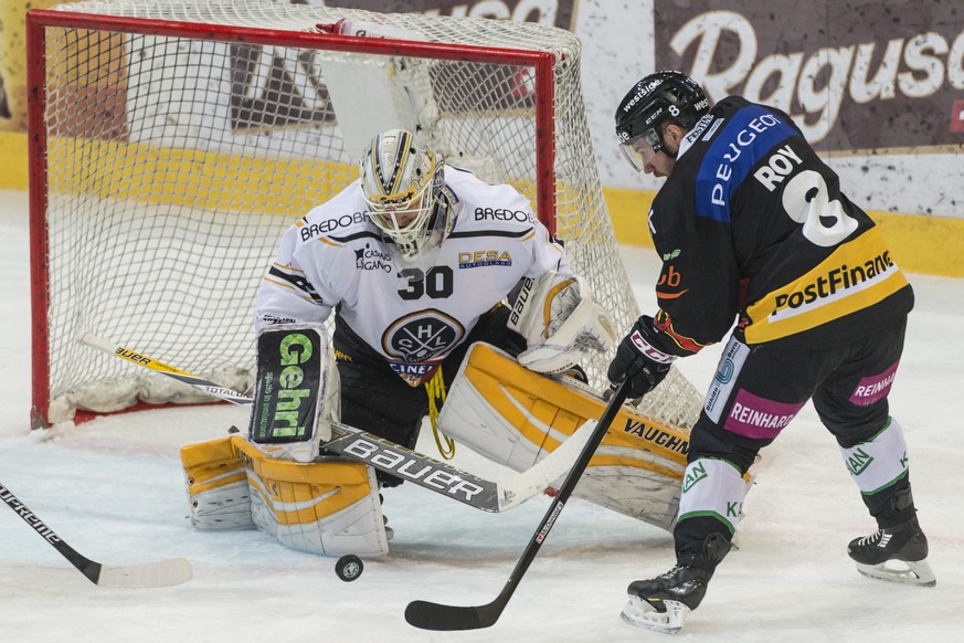 Lugano-Keeper Merzlikins hält fast alles und wird doch nicht belohnt.