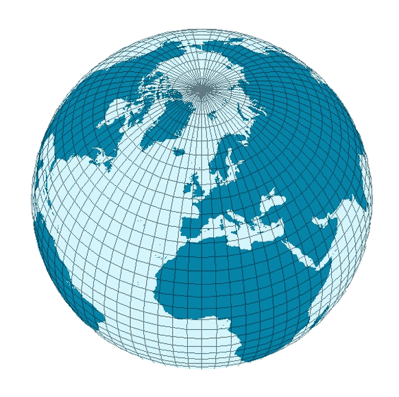 Landhalbkugel Erde, Landhemisphäre