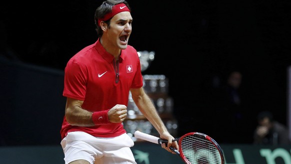 Federer steigerte sich nach mässigem Beginn von Minute zu Minute.