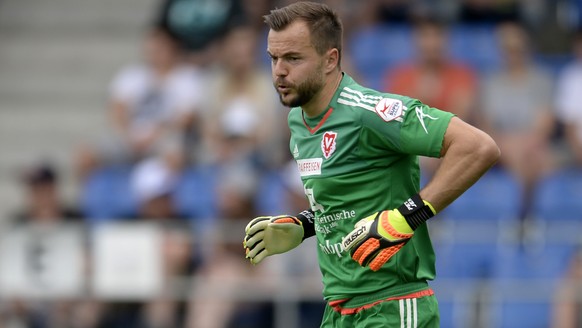 Gegentor? Nein: Vaduz-Goalie Jehle hielt seinen Kasten rein.