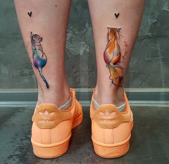 Katzen-Tattoo