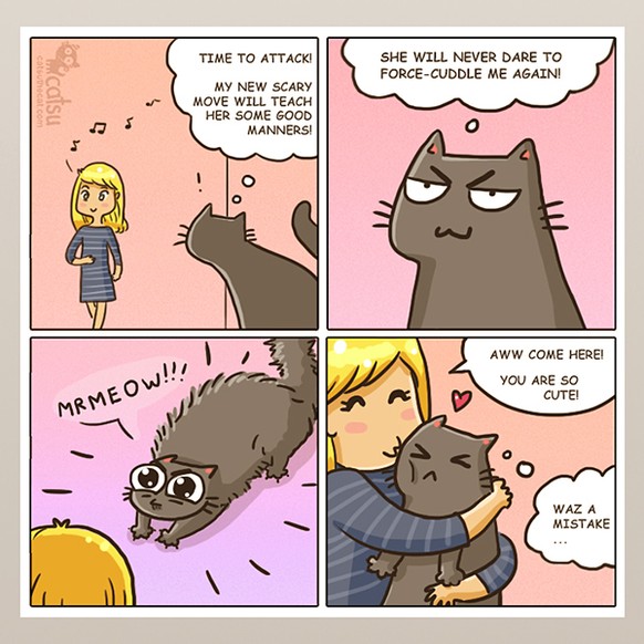 Catsu – Comics über das Leben mit einer Katze von Daria