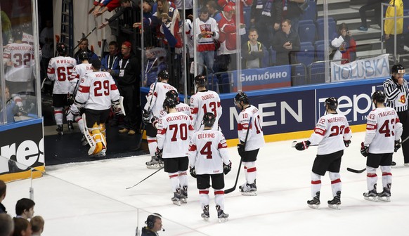 Was für eine Enttäuschung: Die Schweizer Hockey-Nati hat die WM-Viertelfinals verpasst.