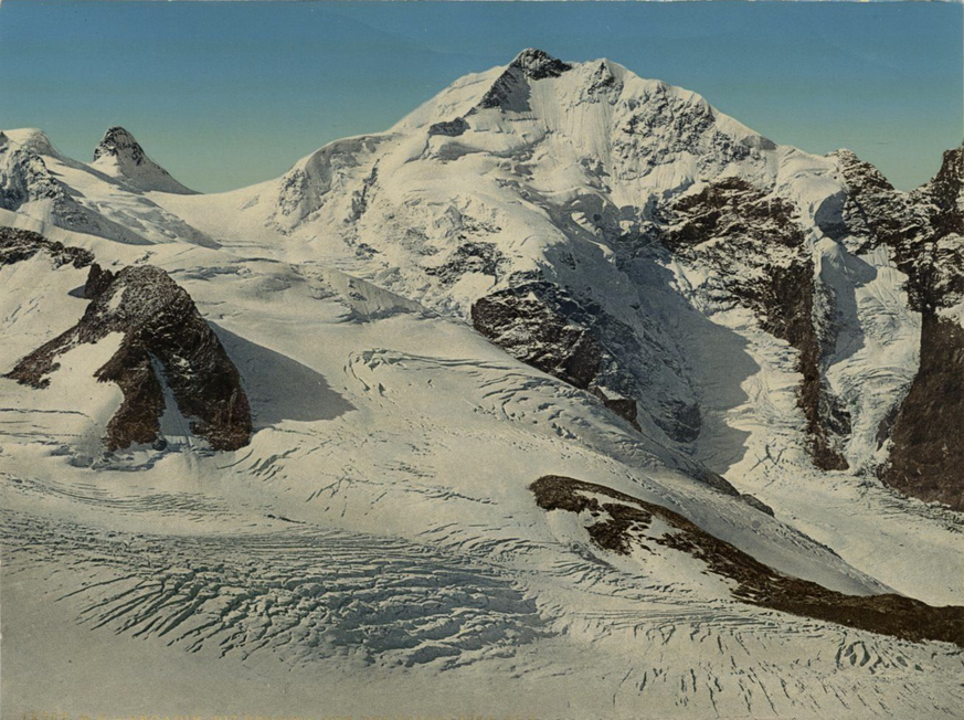 Piz Bernina, von der Diavolezza aus.