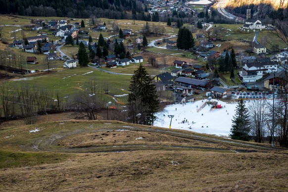 Blick auf Prato Leventina.