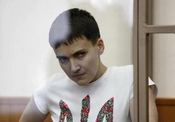 Nadja Sawtschenko wurde schuldig gesprochen.