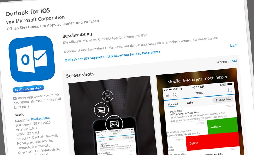 Die Office-App ist seit kurzem kostenlos im App Store verfügbar.