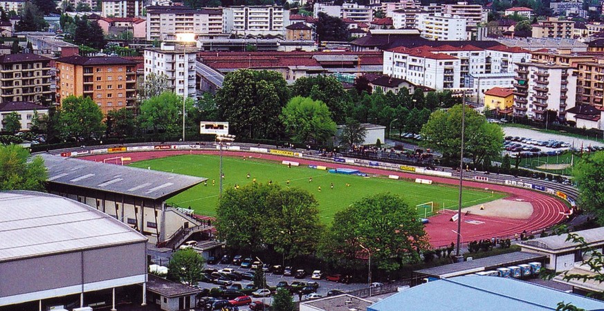 Bestimmt kein Bijou: Das Stadio Comunale in Chiasso.