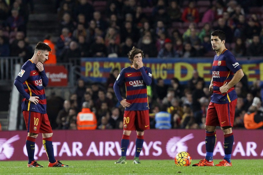 Barcelonas Star-Ensemble ist nach dem Punktverlust gegen La Coruna mächtig bedient.