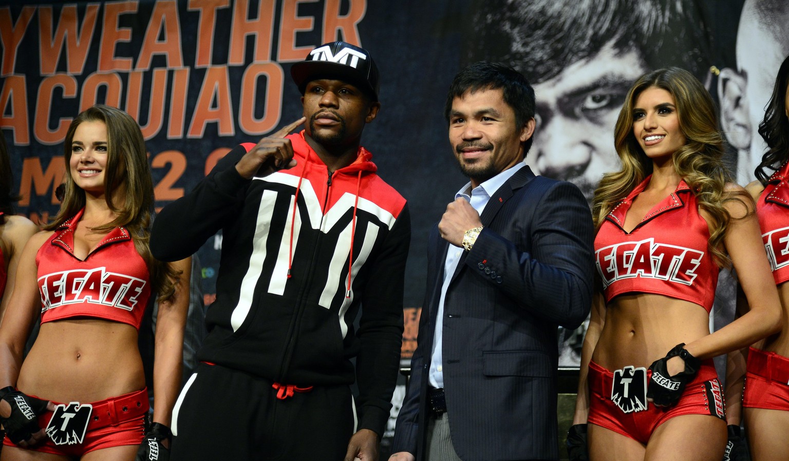 Mayweather vs. Pacquiao: Alles fiebert dem Kampf im MGM Grand Hotel & Casino von Las Vegas entgegen.