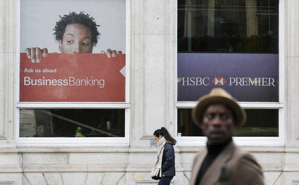 Wichtiger Werbekunde: Bank HSBC.