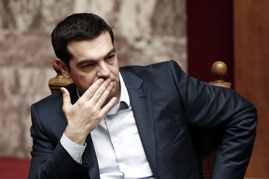 Ein nachdenklicher Alexis Tsipras.