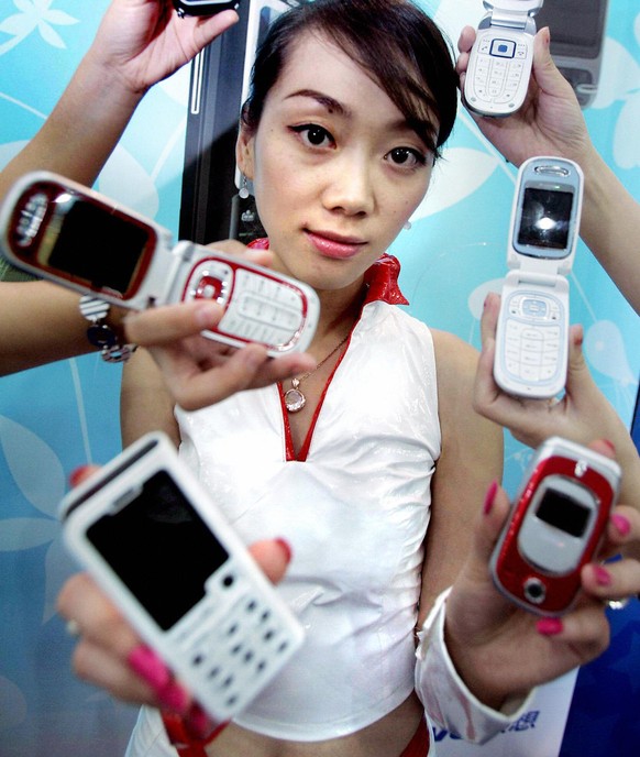2005 waren auch in China Klapp-Handys der Renner: Lenovo stellt seit über zehn Jahren Handys für den chinesischen Markt her. 